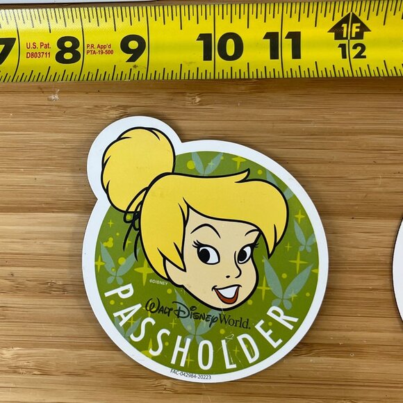 Walt Disney World Passholder Collectible Magnets Tinker Bell Chef Mickey,Minnie - Picture 3 of 8